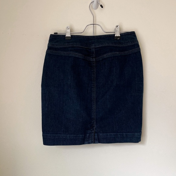 LOFT Petite Denim Mini Skirt - Picture 5 of 5